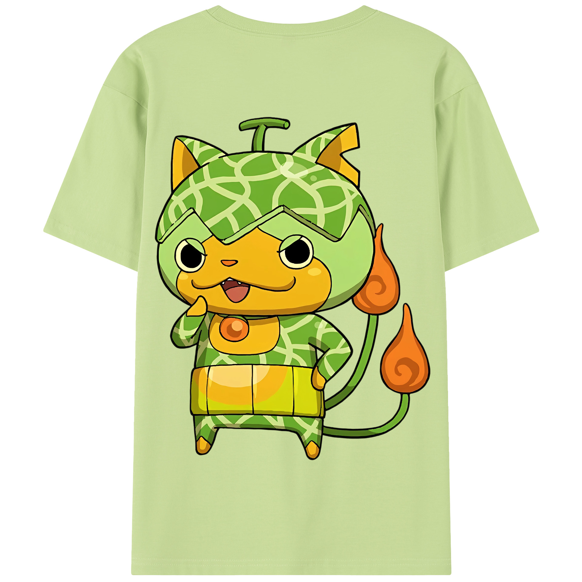 （画像用） 妖怪ウォッチ Yo-kai Watch 綿100％半袖Tシャツ（背面プリント）